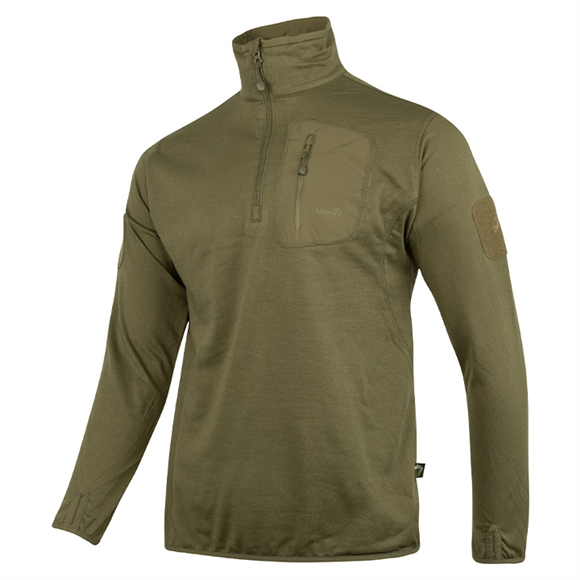 Viper Technical Mid Layer Fleece Top - Green
