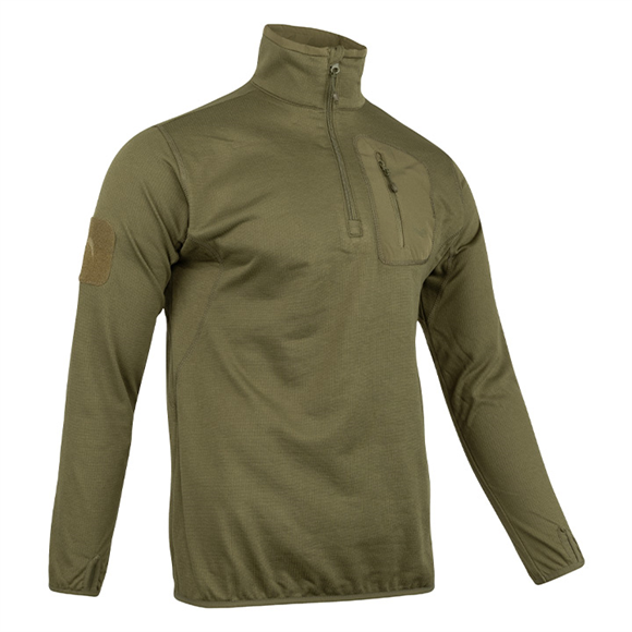 Viper Technical Mid Layer Fleece Top - Green