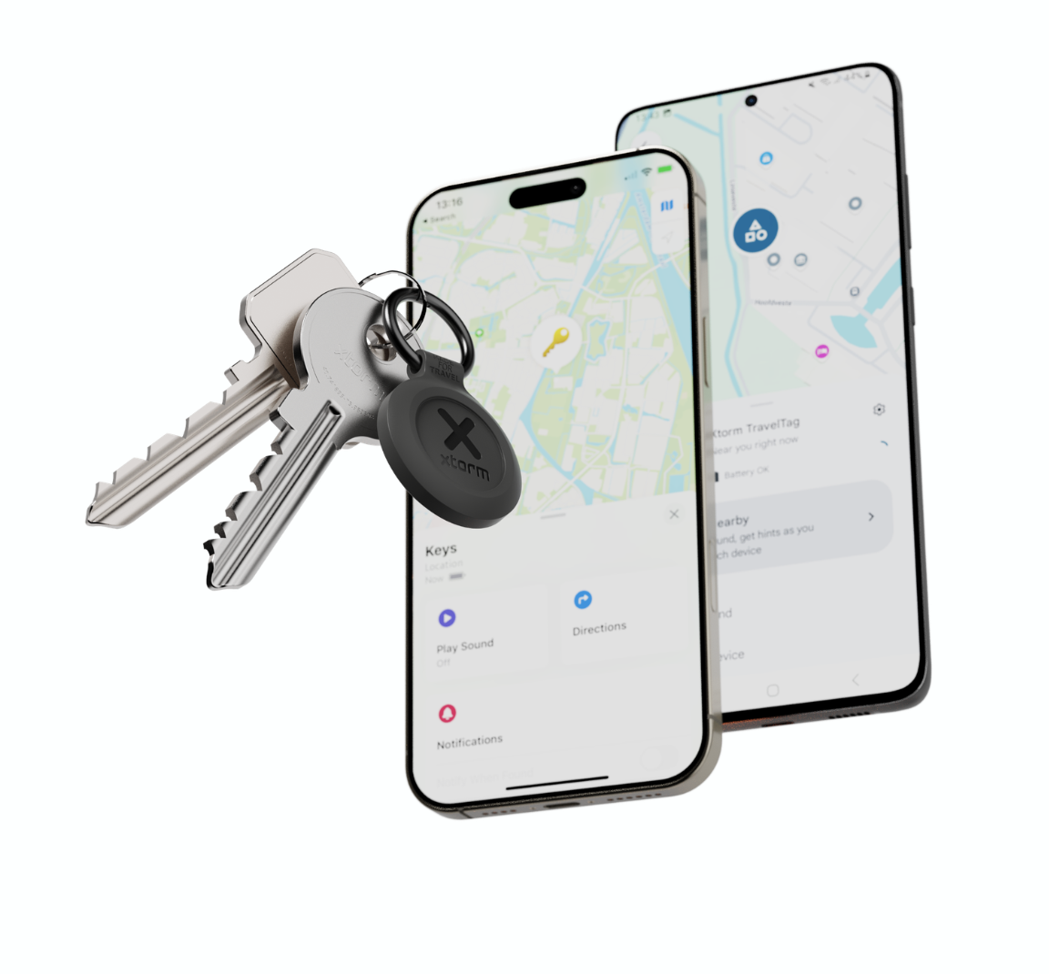 Xtorm Xtorm Travel Tag - 3 Pack - Charcoal Black (iOS & Android)