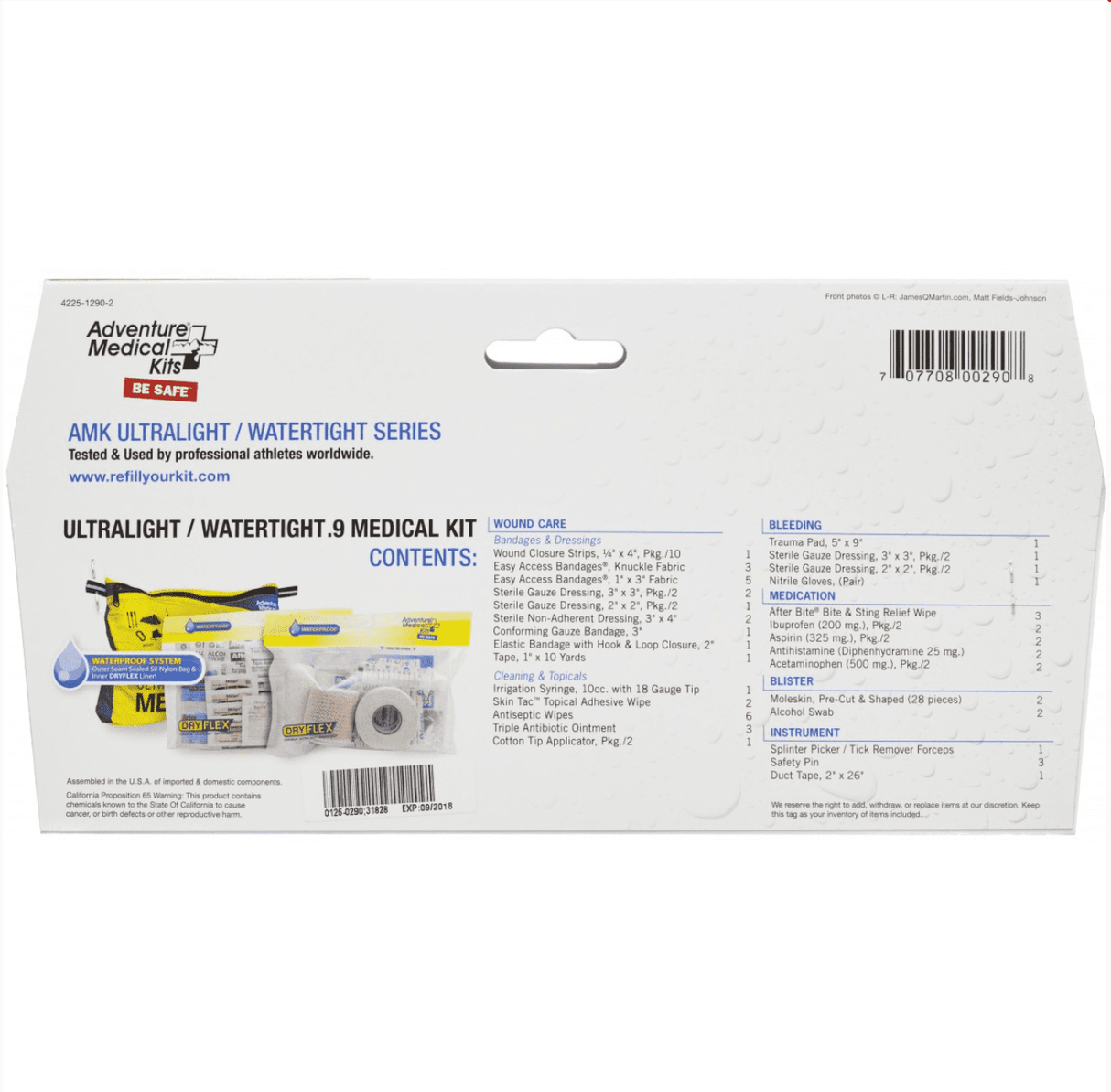 Adventure Medical Kits Ultralight / Watertight Medical Kit .9