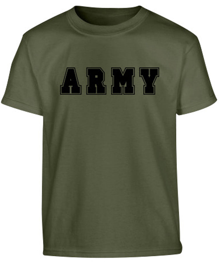 Kombat UK Kids Army T-shirt - Olive Green