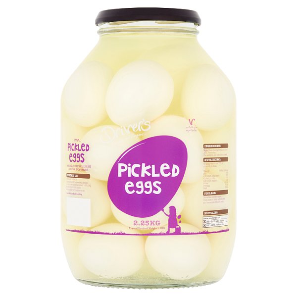 2.25kg Driver's Foods Pickled Eggs - Bulk Food Ration Storage