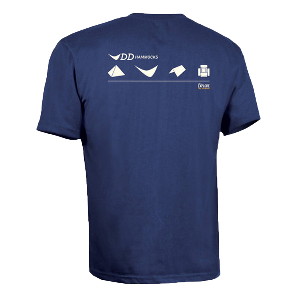 DD Hammocks Men's Icon T-Shirt - Regular Fit - Atlantic Blue