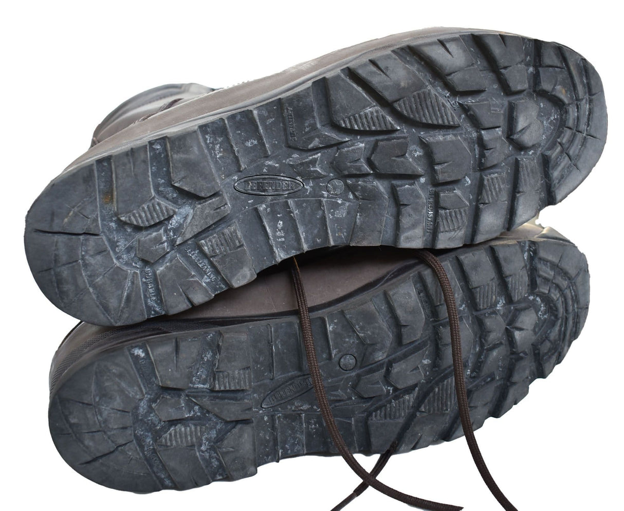 British Military Cold Wet Weather Brown Leather Combat Boots