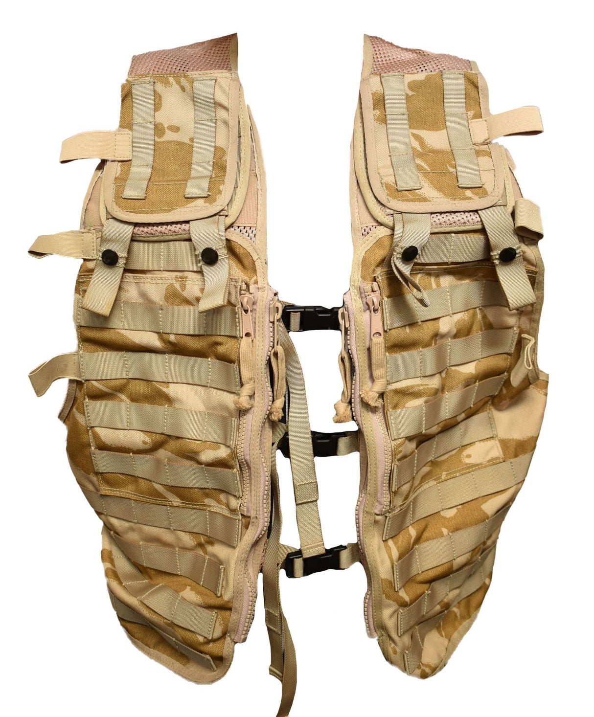 British Military Desert DPM Tactical Load Carrying Vest - Light Tan