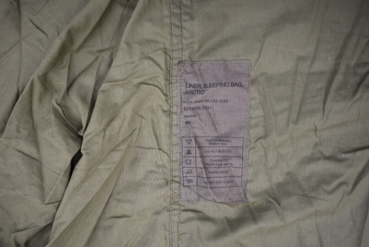 British Military GB Sleeping Bag Liner - Olive