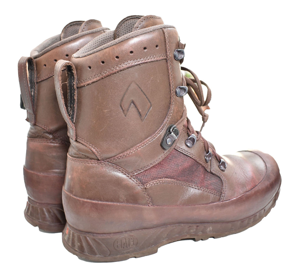 British Military Haix High Liability Brown Leather Combat Boots - Supergrade
