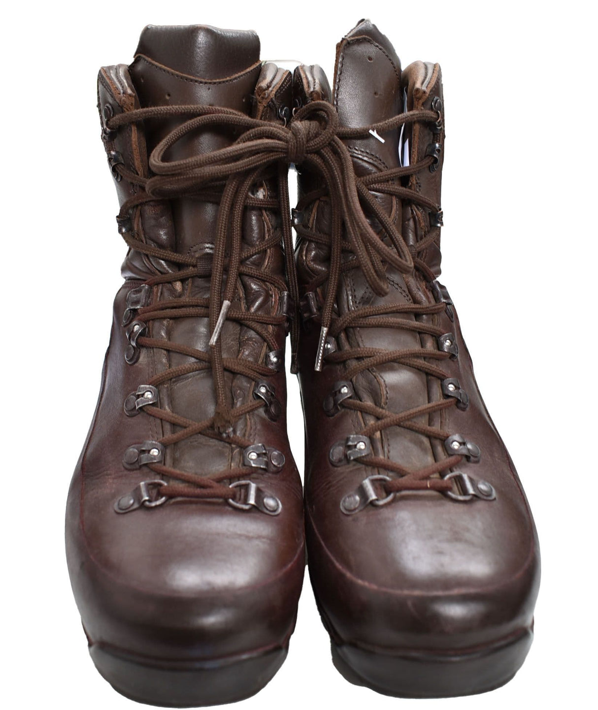 British Military Iturri Cold Wet Weather Brown Leather Combat Boots