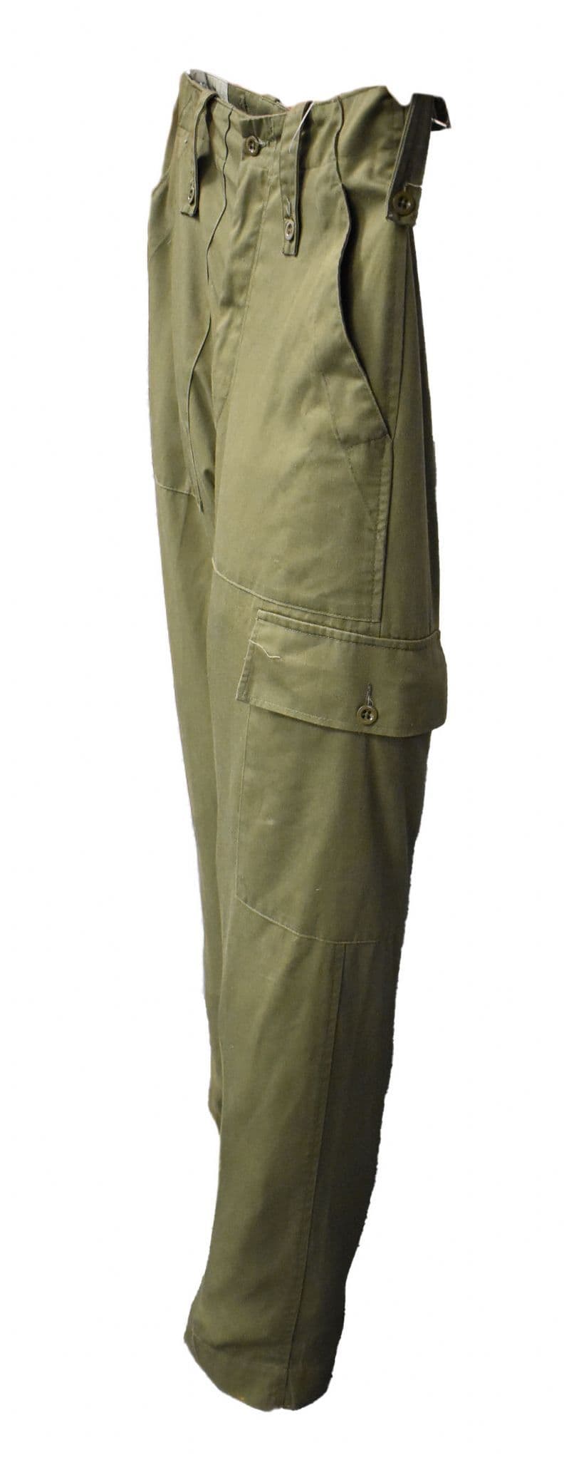 British Military Lightweight Olive Green General Service Work Trousers