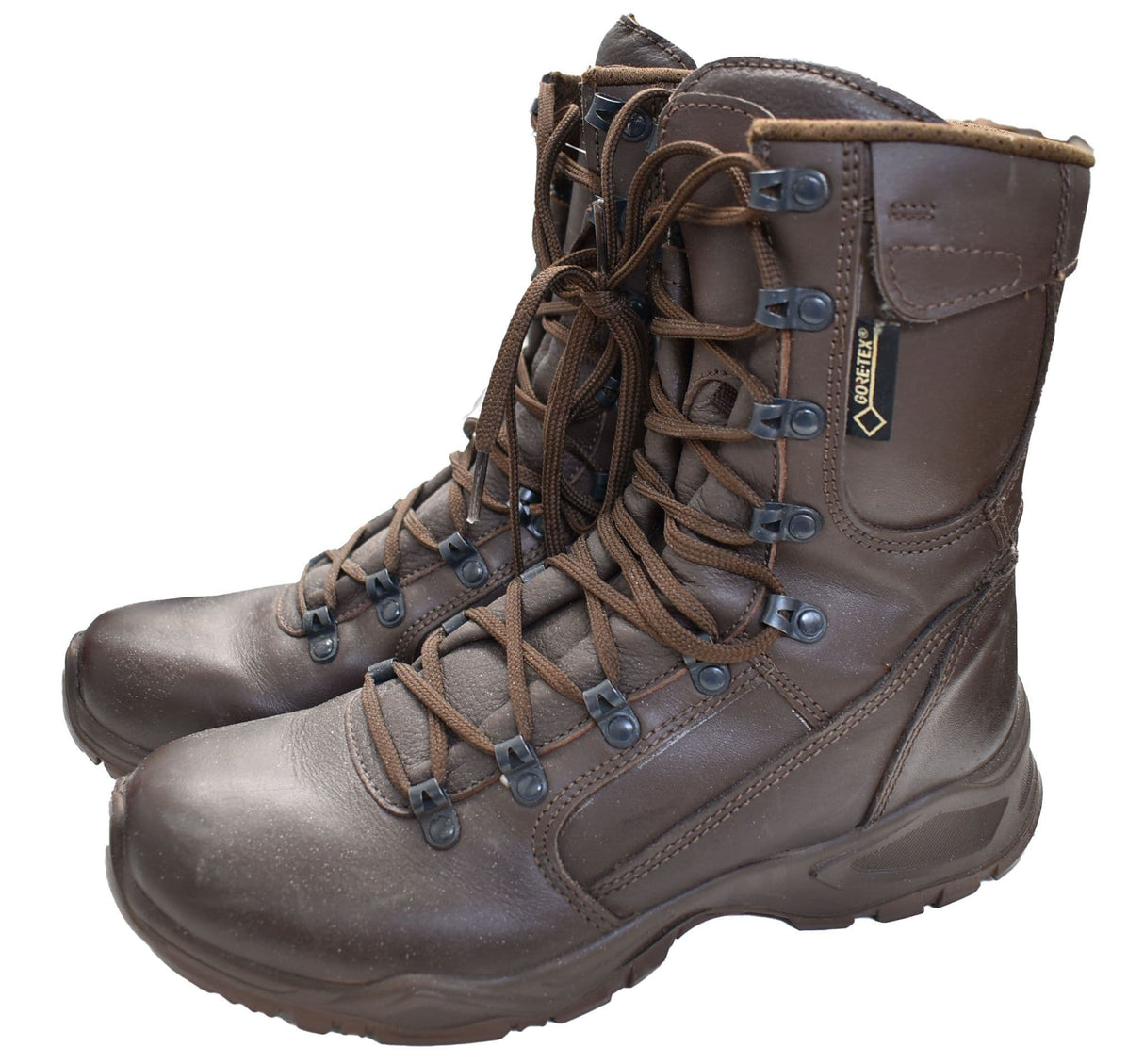 British Military YDS Swift Temperate Brown Leather Patrol Boots - Supergrade