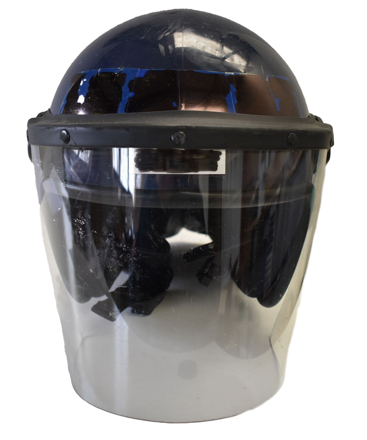 British Police Genuine Riot Protective Helmet With Visor