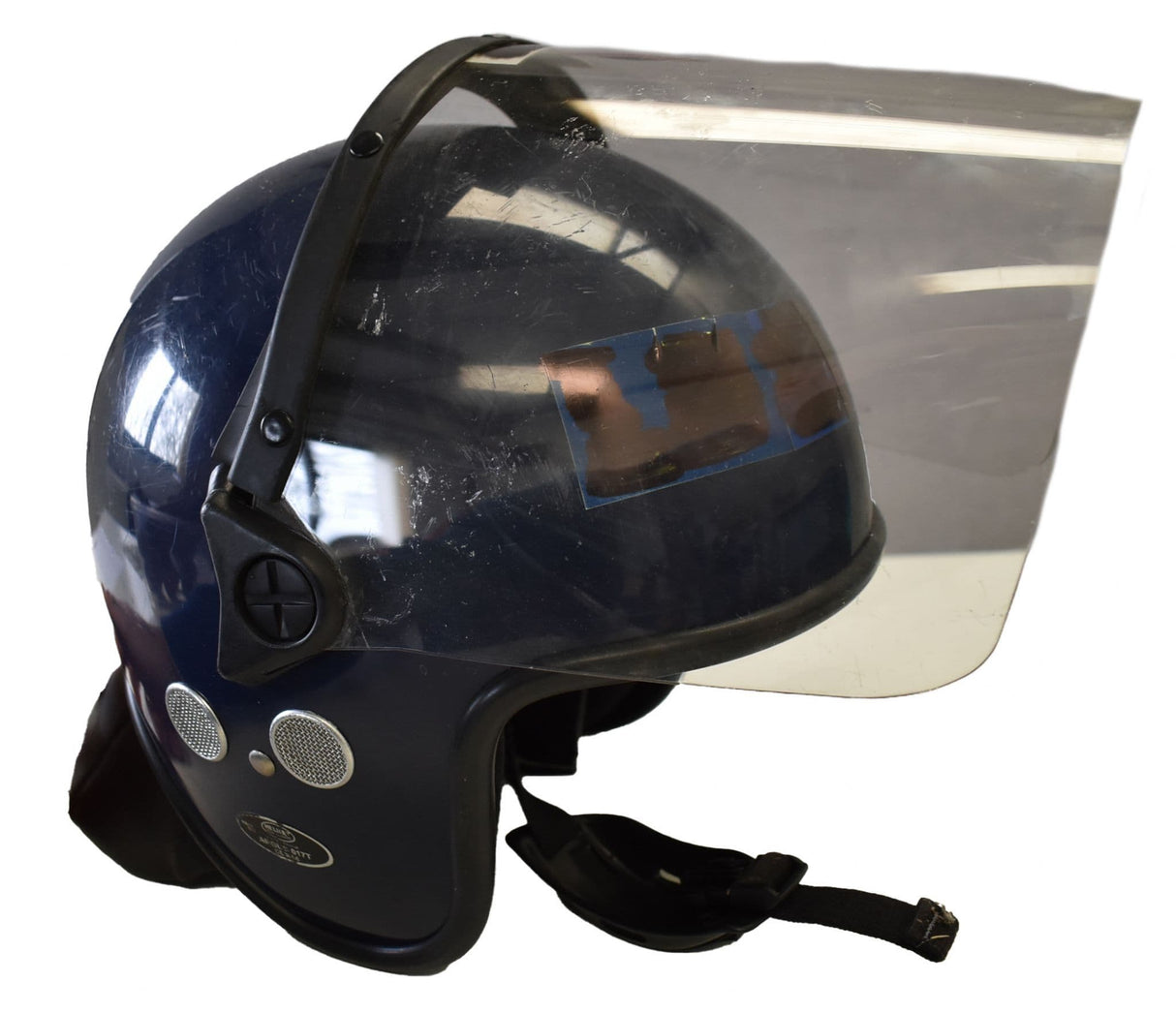 British Police Genuine Riot Protective Helmet With Visor