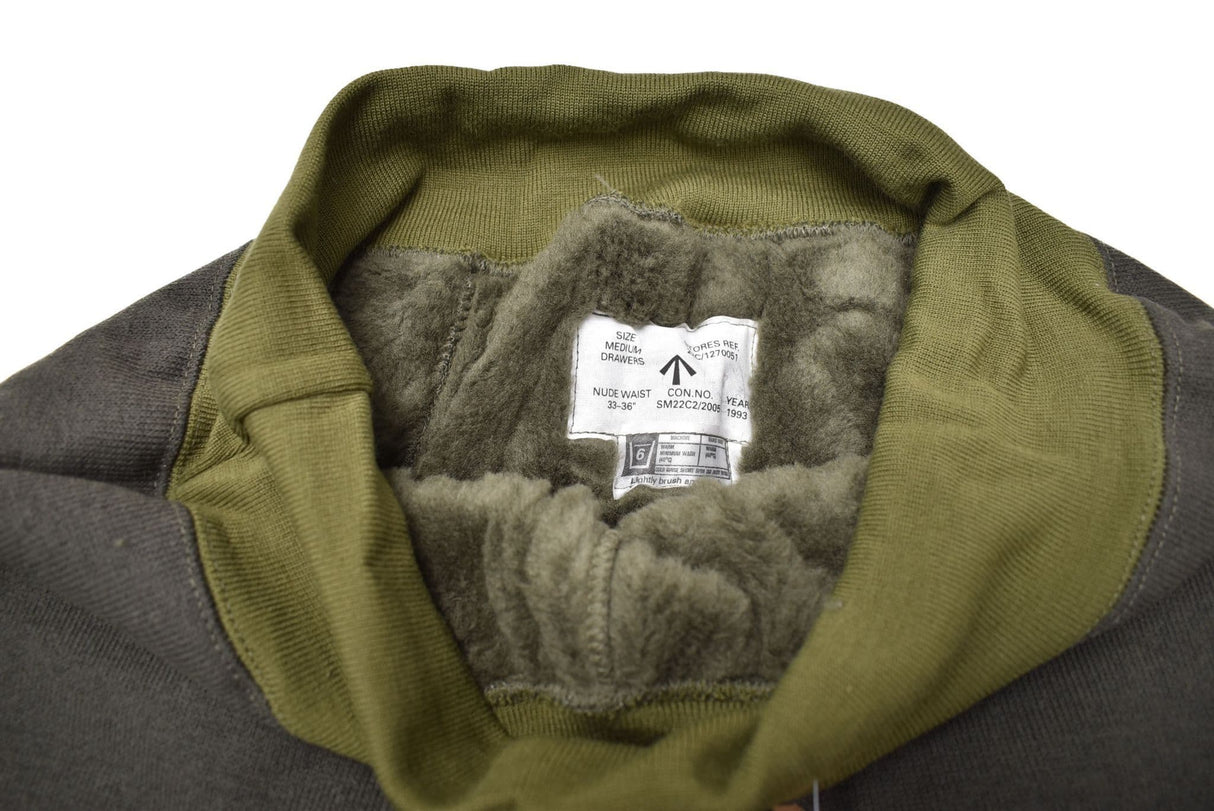 British RAF Aircrew Cold Weather Underwear Drawers Trousers - Olive