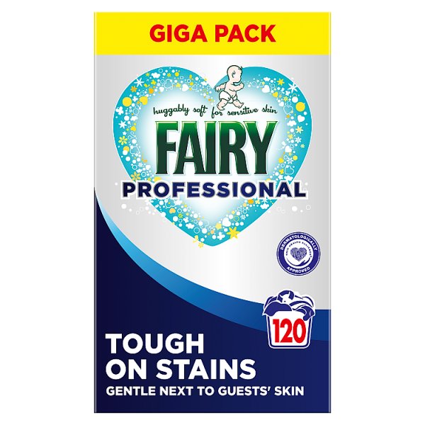 6.6kg Fairy Professional Non-Bio Powder Laundry Detergent, 120 washes