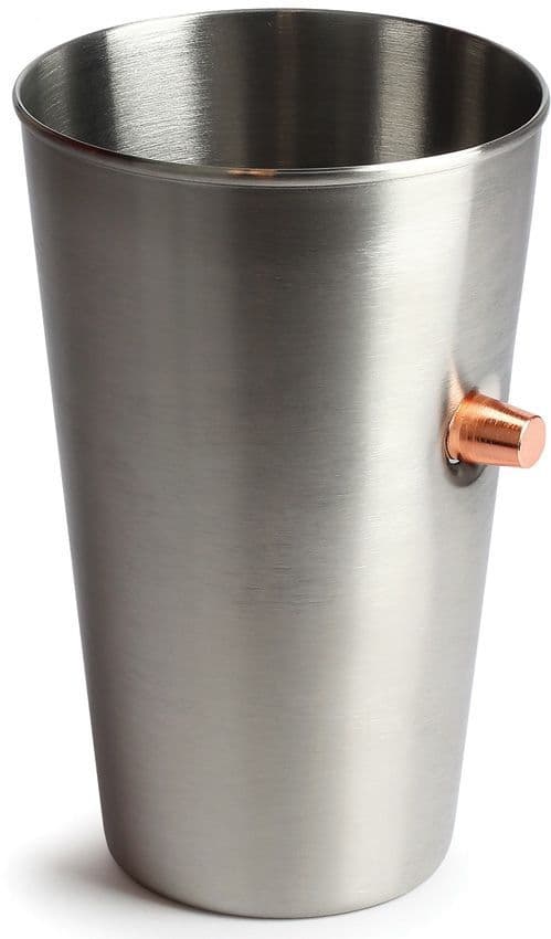Caliber Gourmet Stainless Steel Bullet Pint Glass