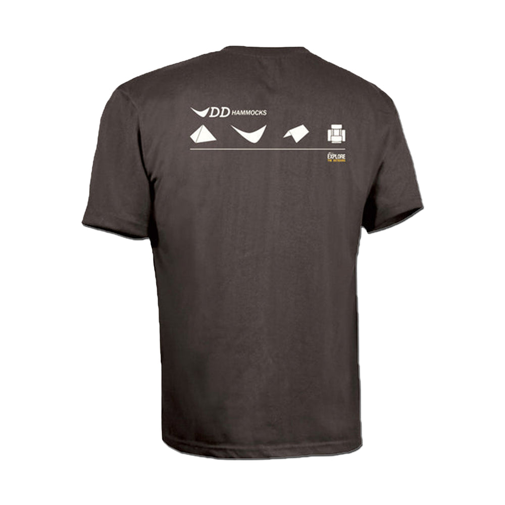 DD Hammocks Men's Icon T-Shirt -Regular Fit - Charcoal