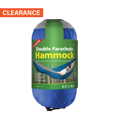 Coghlan's Double Parachute Hammock in Blue/Grey