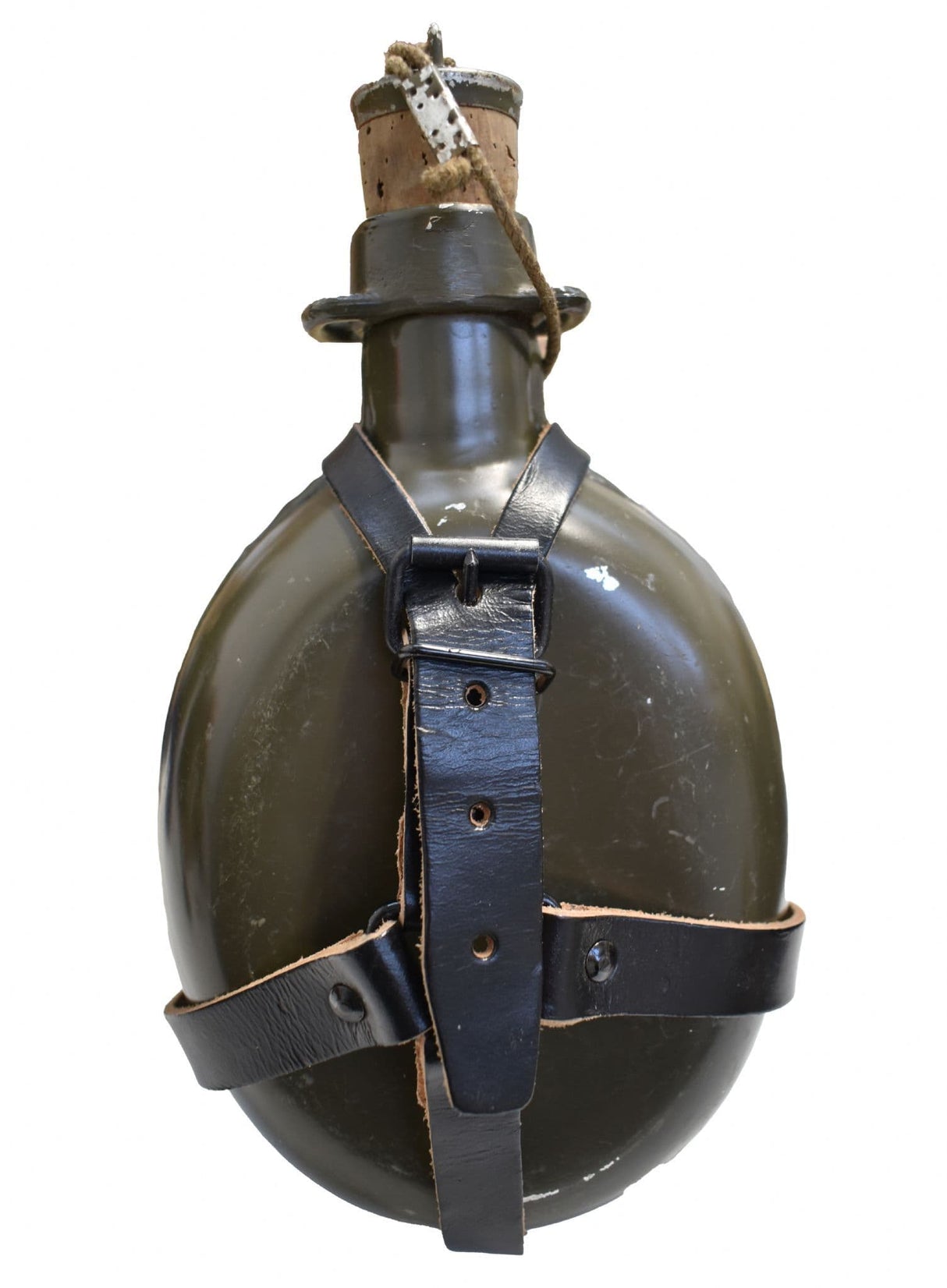 Czech Military Aluminium Olive Flask - Grade 1