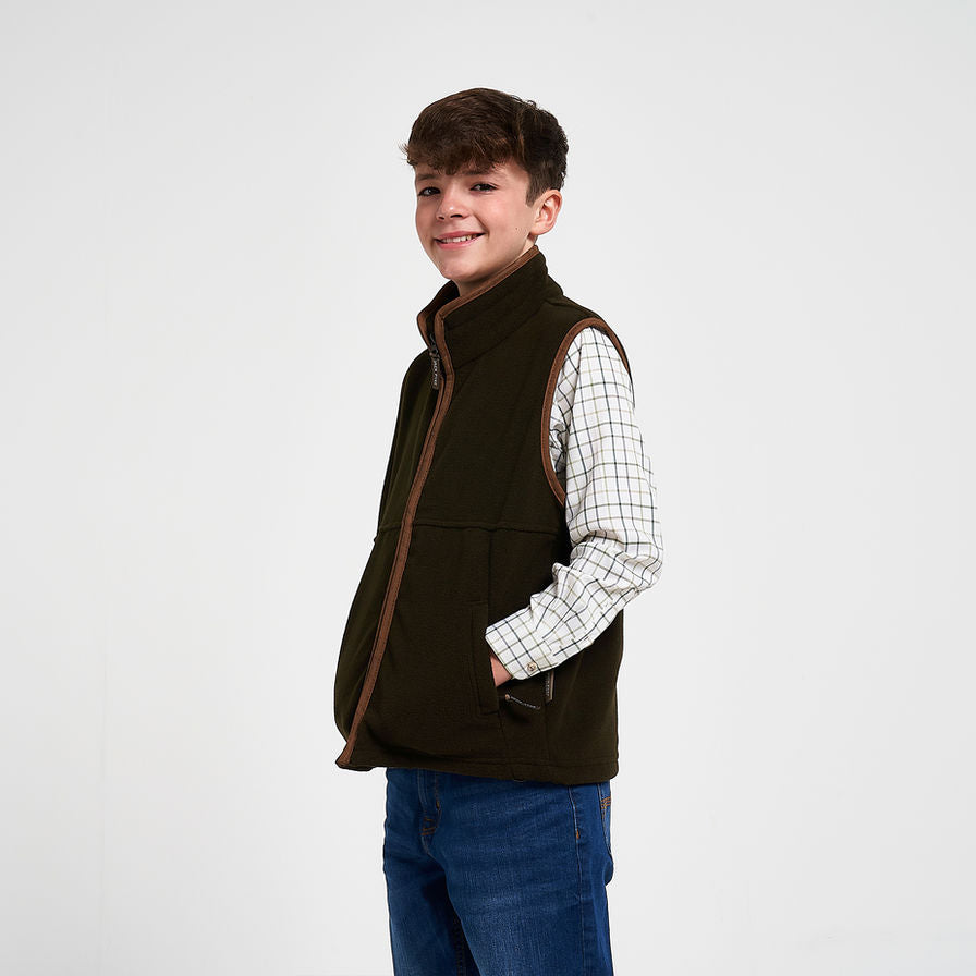 Jack Pyke Junior Countryman Gilet - Dark Olive