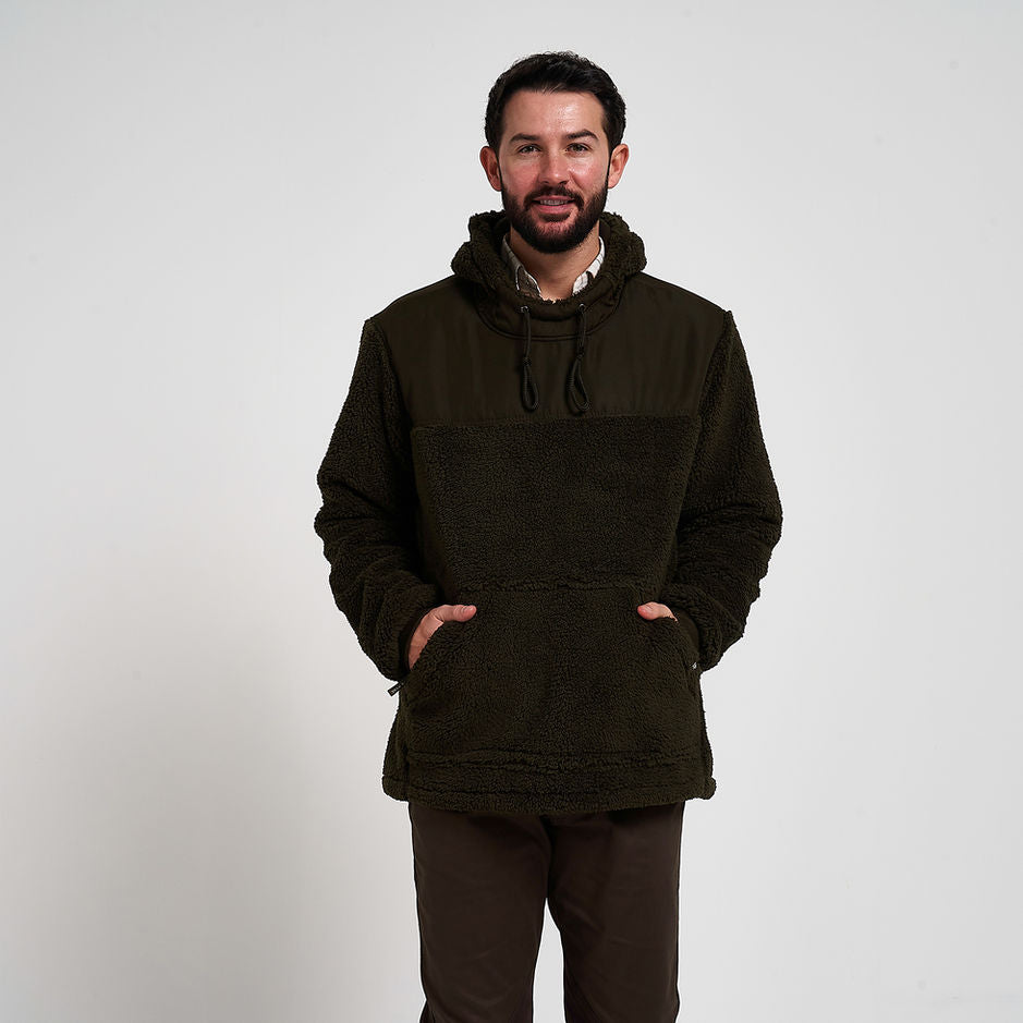 Jack Pyke Sherpa Fleece Hoodie Gen 2 - Dark Olive