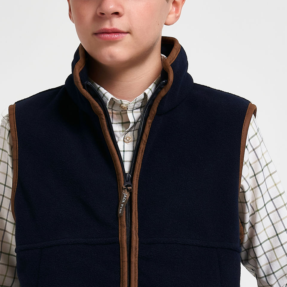 Jack Pyke Junior Countryman Gilet - Navy