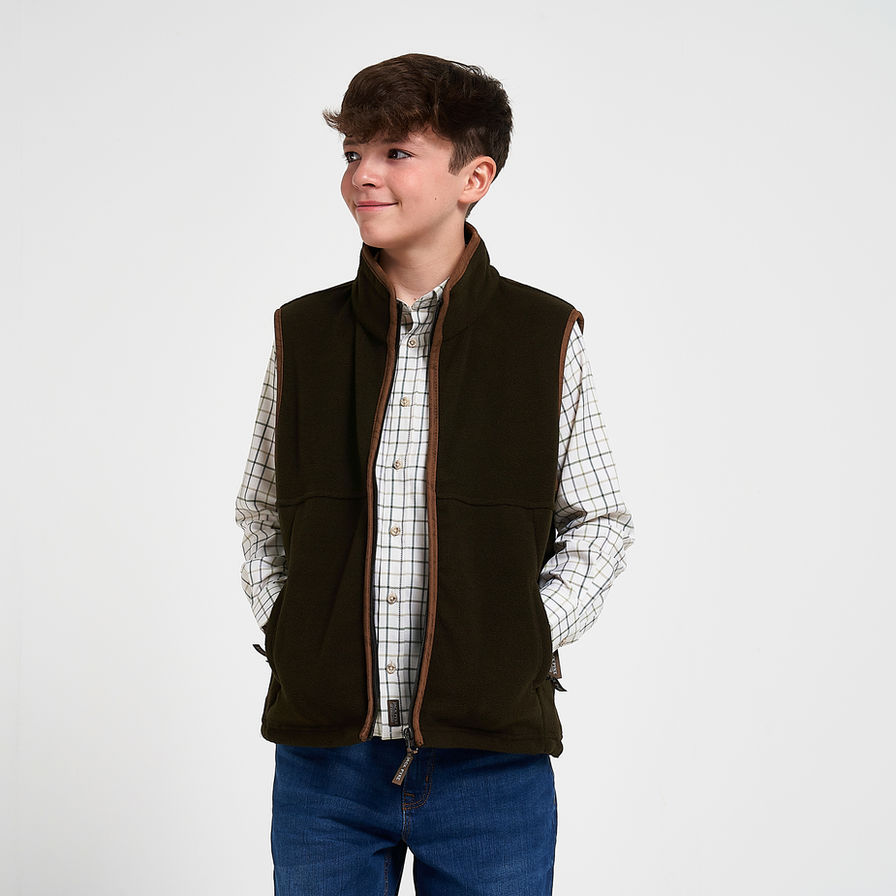 Jack Pyke Junior Countryman Gilet - Dark Olive