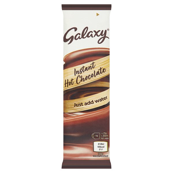 Galaxy Instant Hot Chocolate Sachet 25g x 50 - Bulk Food Ration Storage