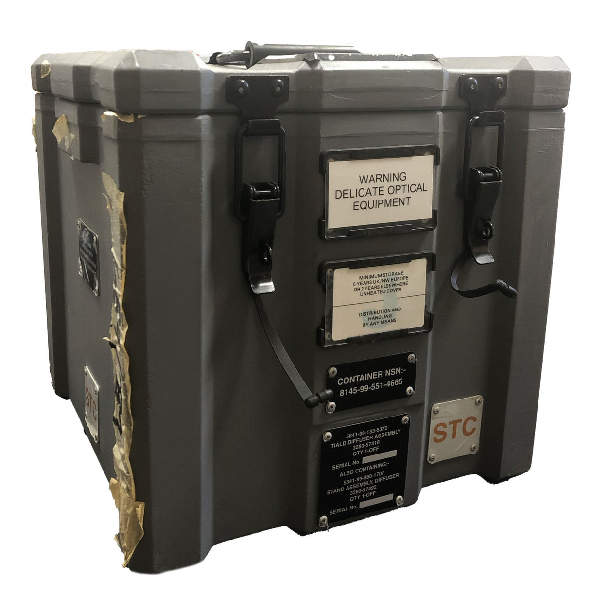 Ex Military Pelican Space Case Small Grey Storage Case - Grade 1