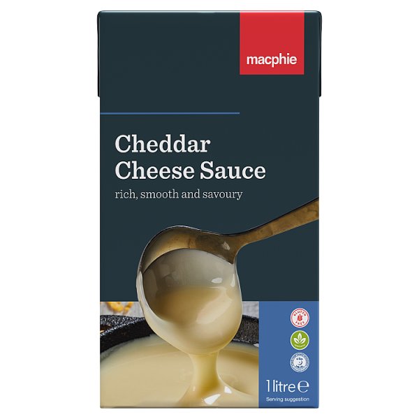 Macphie Cheddar Cheese Sauce 1 Litre - Bulk Food Ration Storage