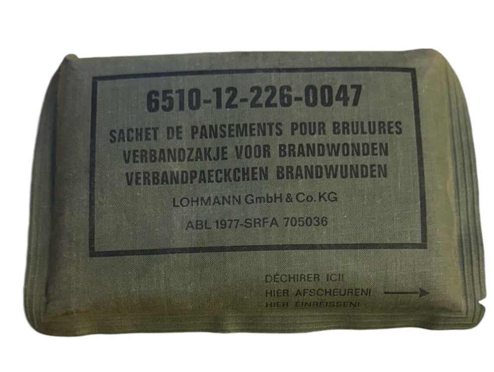 German Military Large Burn Wound Bandages