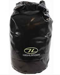 Highlander Black Tri Laminate PVC Drybag - 16 Litres