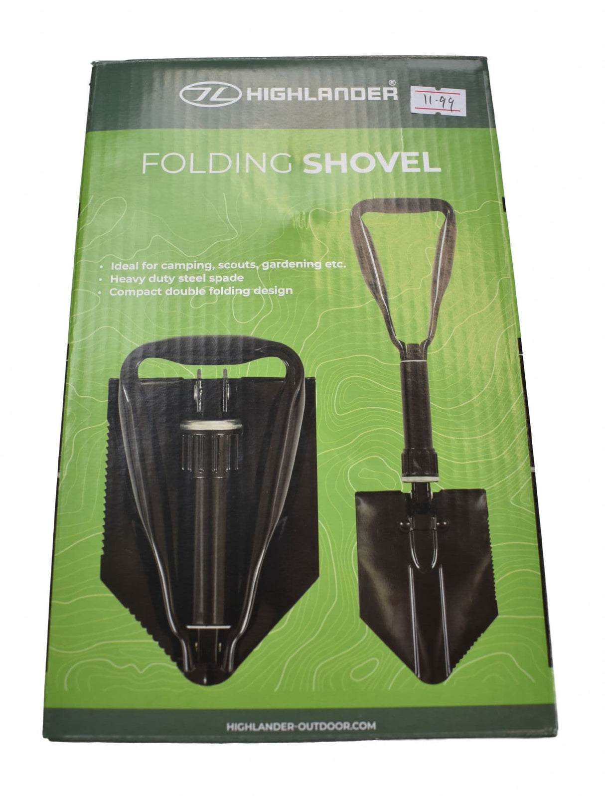 Highlander Compact Double Folding Shovel
