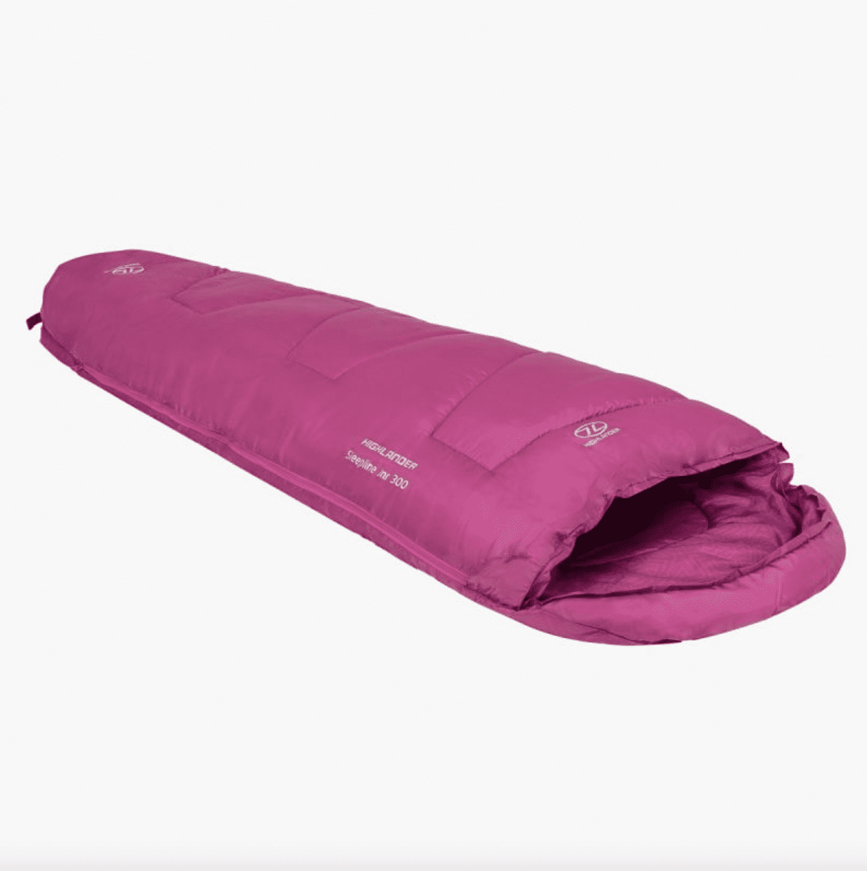 Highlander Sleepline Junior Kids Mummy Sleeping Bag - Pink