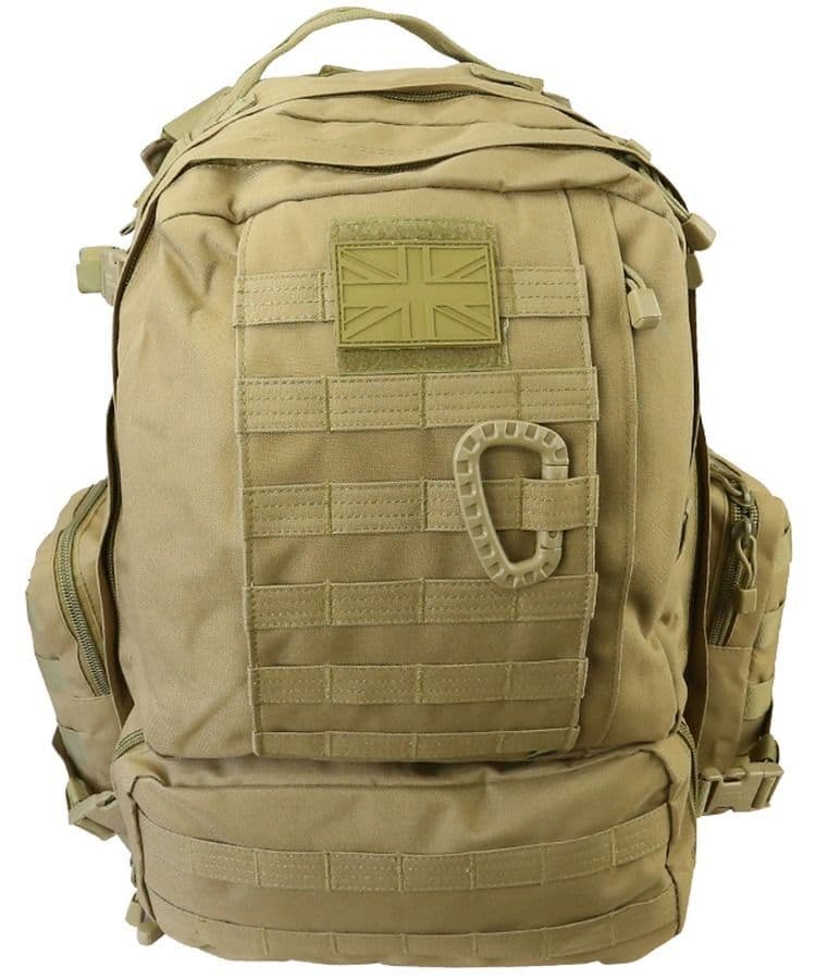 Kombat UK 60L Viking Patrol Pack Bag - Coyote