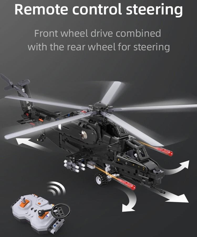 Kombat UK Apache Style Attack Helicopter Blocks - C61005W