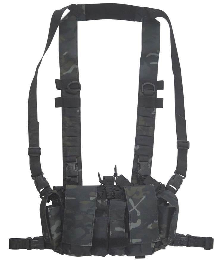 Kombat UK Delta High Capacity Chest Rig - Black BTP