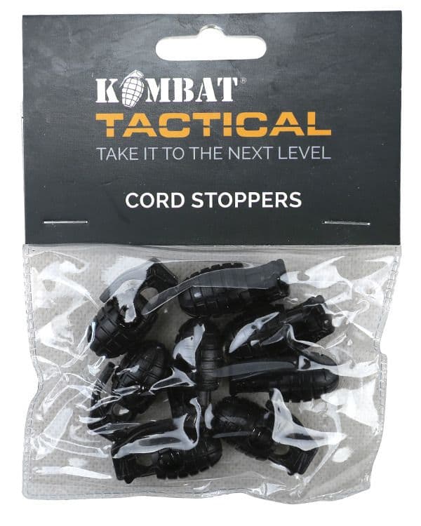 Kombat UK Grenade Cord Stoppers Set Black