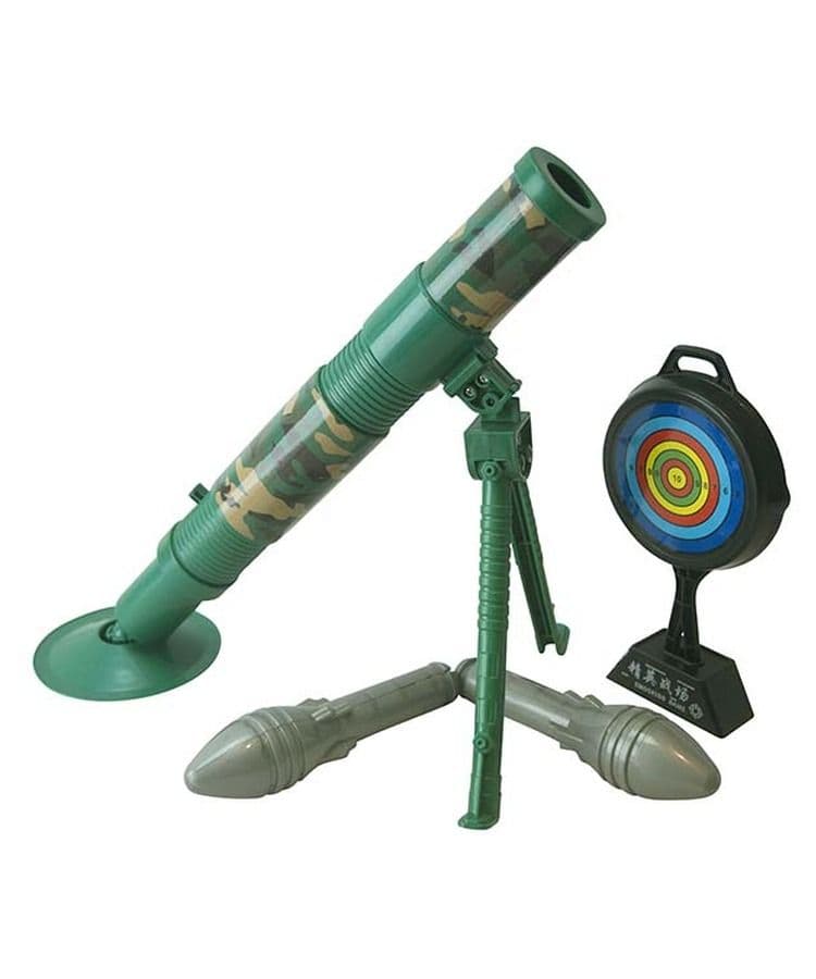 Kombat UK Mini Toy Mortar - Green Kids Toy