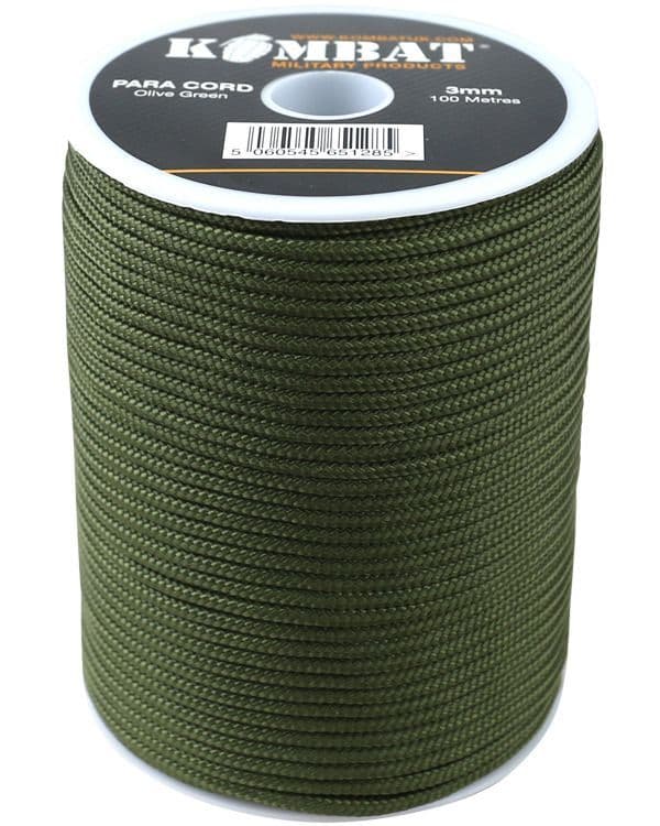 Kombat UK Paracord - 100m - Various Colours