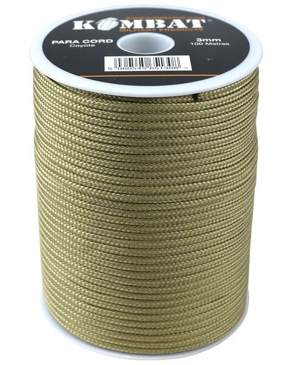Kombat UK Paracord - 100m - Various Colours