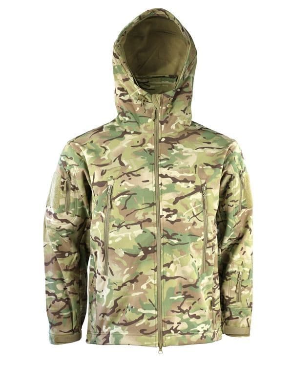 Kombat UK Patriot Tactical Soft Shell Jacket in BTP Camo