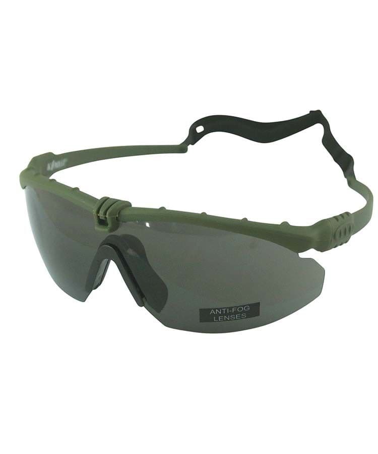Kombat UK Ranger Glasses with Smoke Lenses -  Olive Frame