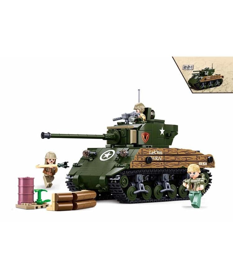 Kombat UK Sluban Sherman Building Block Set - B1110