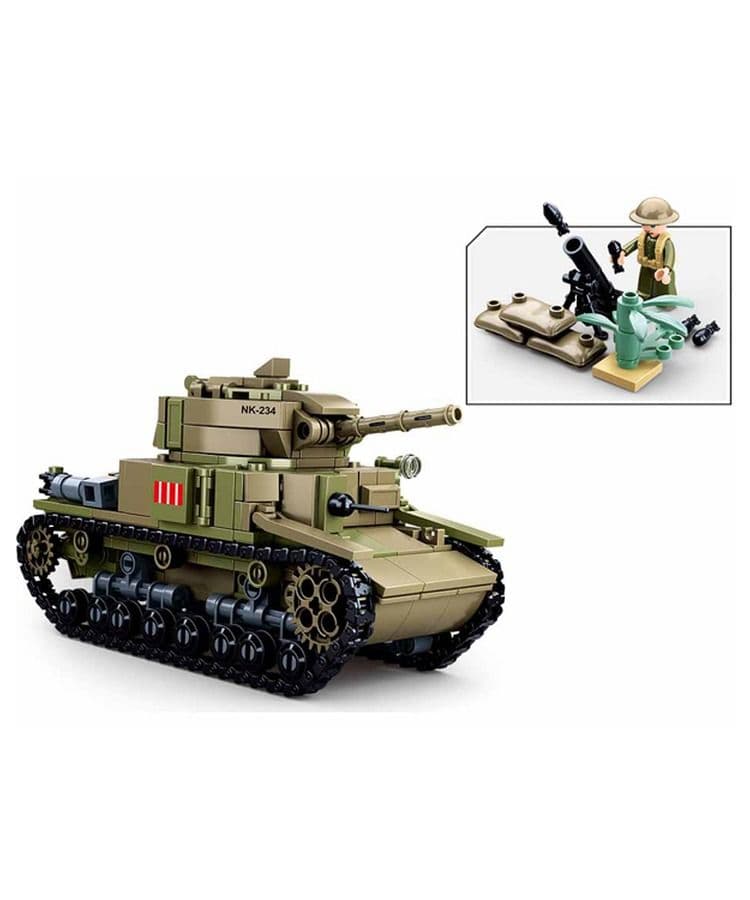 Kombat UK Sluban Medium Italian Tank Model Building Kit - B0711