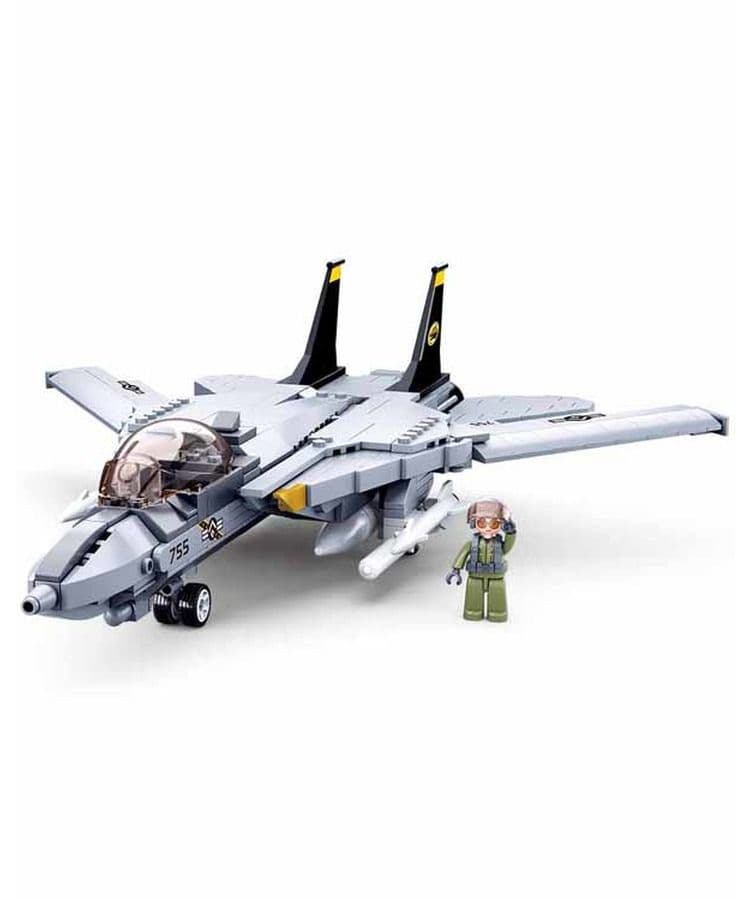 Kombat UK Sluban Modern Fighter Jet Building Set - B0755