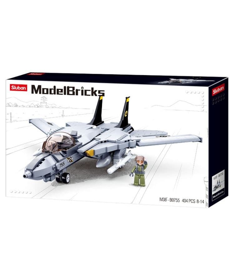 Kombat UK Sluban Modern Fighter Jet Building Set - B0755