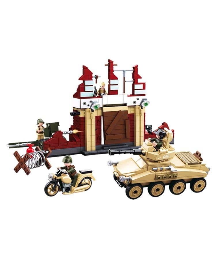 Kombat UK Sluban WWII Battle of Stalingrad Building Blocks Set - B0696