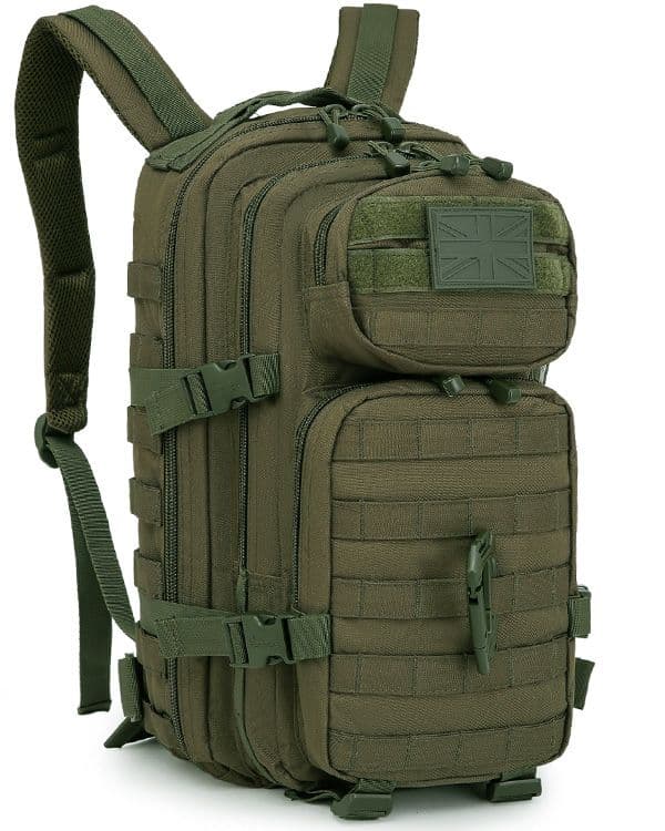 Kombat UK Small Molle Assault Pack - 28 Litre - Olive Green