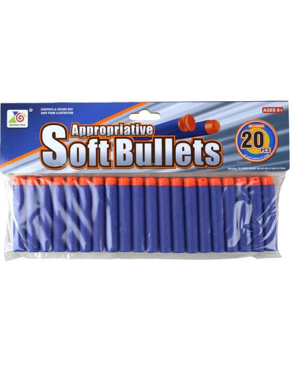 Kombat UK Soft Bullet Darts (7.2cm) - Pack of 20