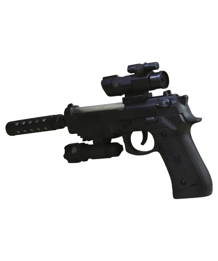 Kombat UK Special Forces Kids Toy Pistol (813B) - Black - Toy Gun